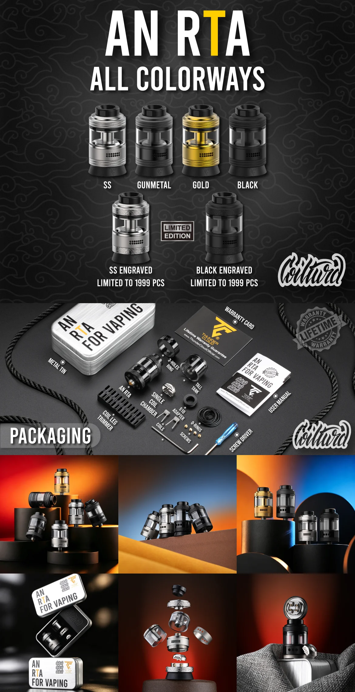AN RTA FOR VAPING RDA Flavor. RTA Convenience C