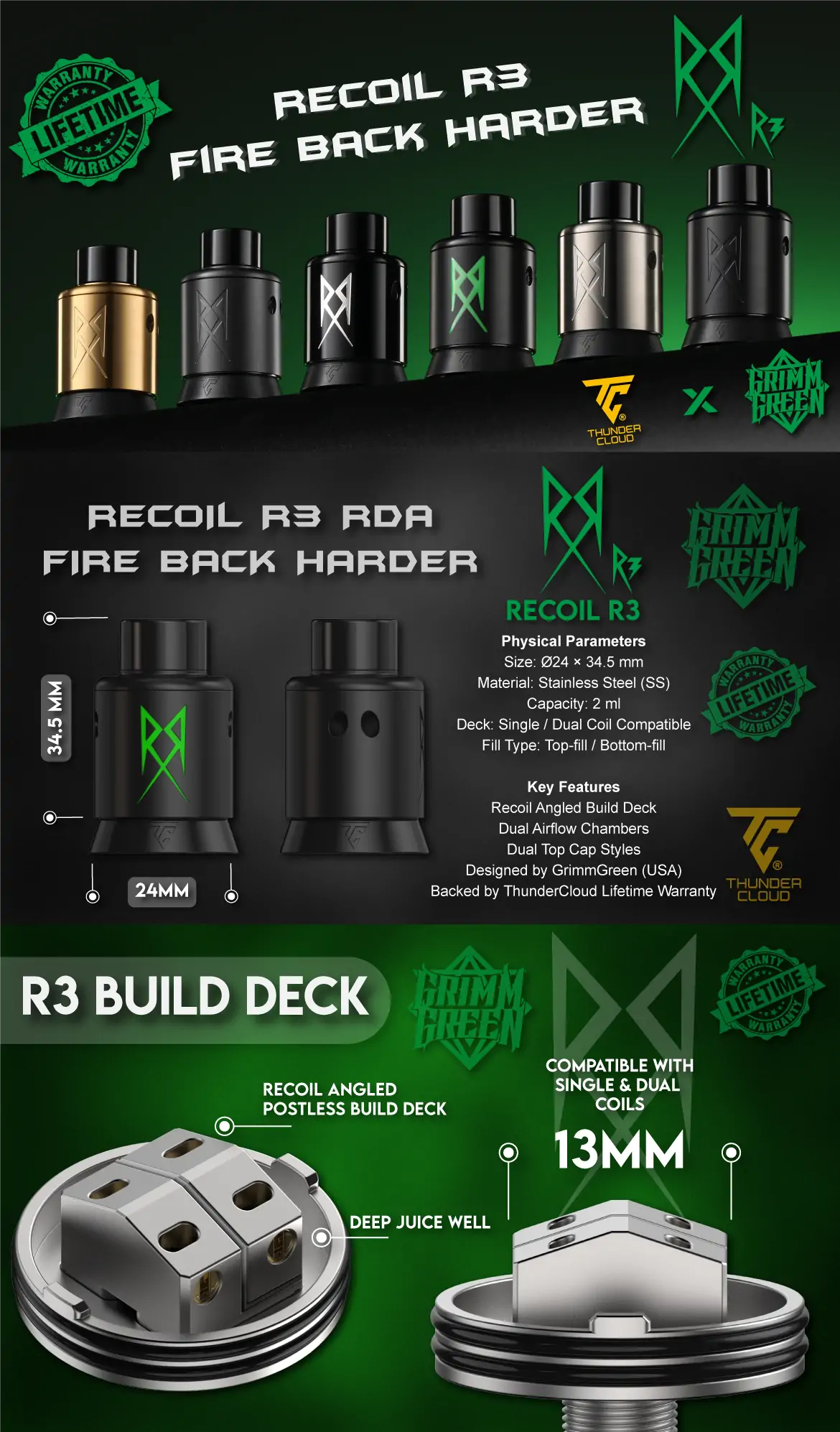 Recoil R3 Rda – Fire Back Harder Recoil A