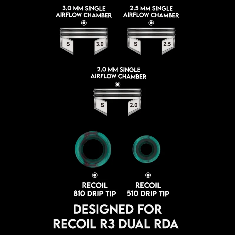 Recoil R3 Single Coil Rda Single Coil Kit 2