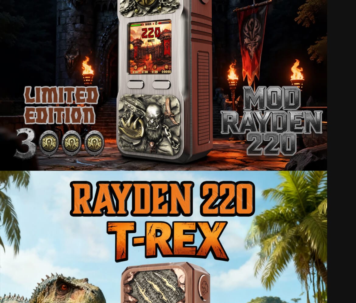 Rayden 220 Limited Edition Box Mod by BD Vape 12 Bd Vapwe 11