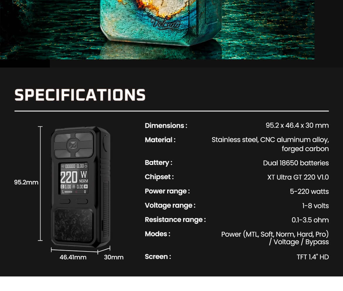 Rayden 220 Limited Edition Box Mod by BD Vape 16 Bd Vapwe 15