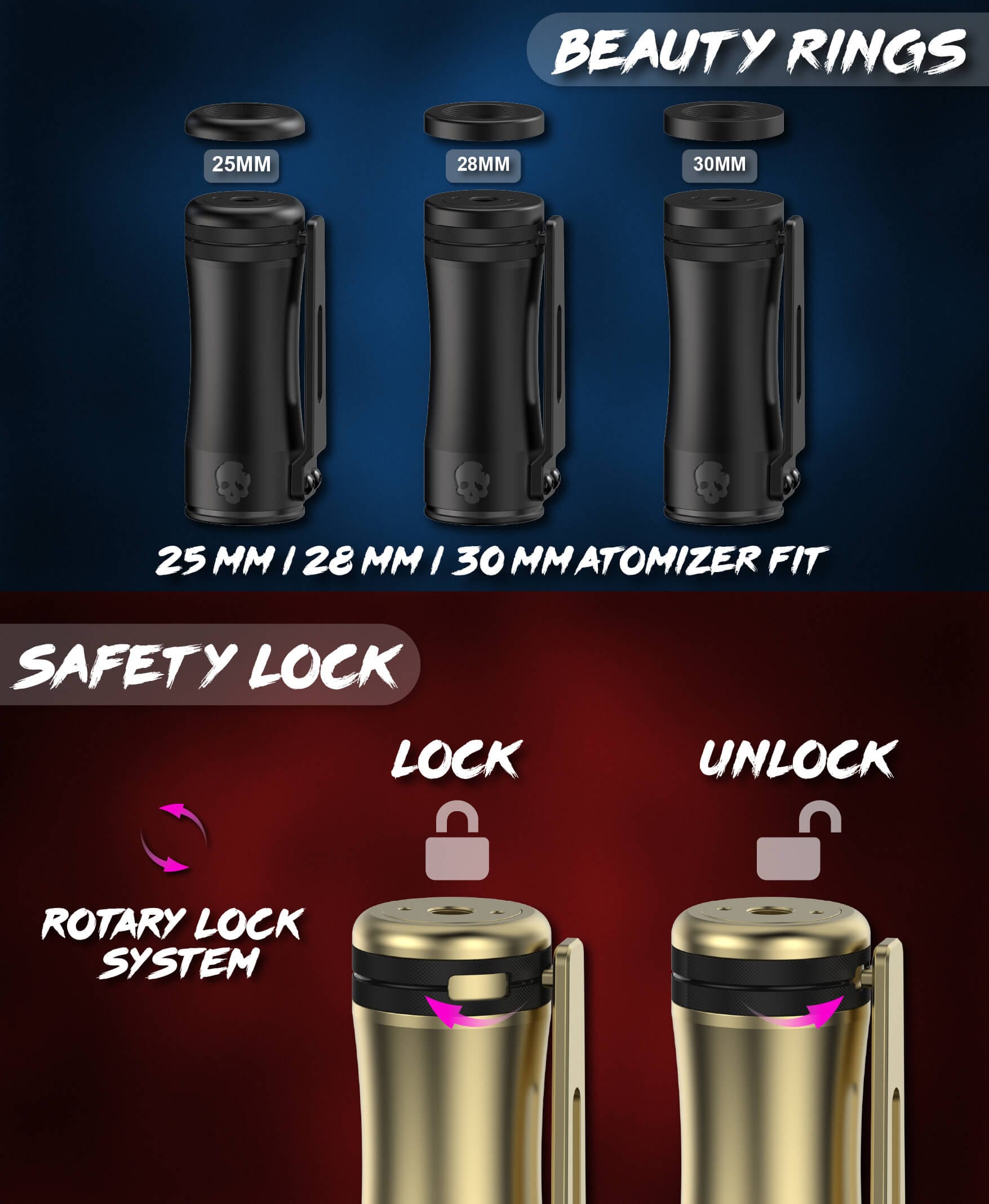 Bonza Pro Mech Mod By Vaping Bogan 3 Mech2@1.5x 100